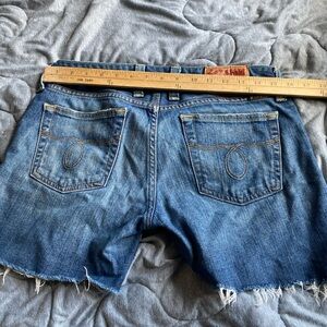 lucky brand cut off shorts worn look cute summer jean jeans short cowgirl